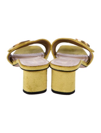 Christian Dior Velvet Slides