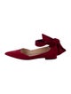 Christian Dior Suede Bow Accents Flats