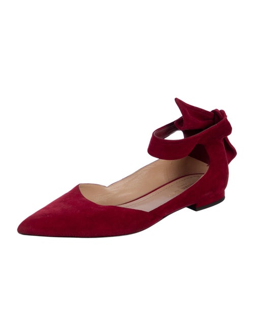 Christian Dior Suede Bow Accents Flats