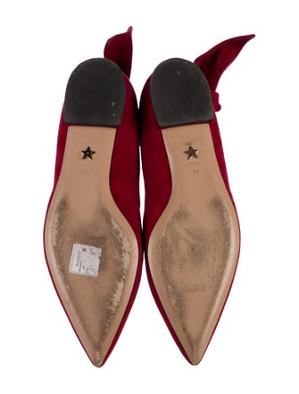 Christian Dior Suede Bow Accents Flats