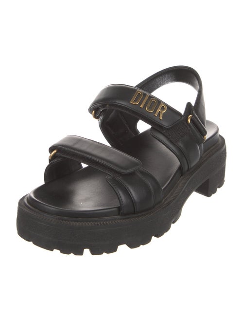 Christian Dior Leather Slingback Sandals
