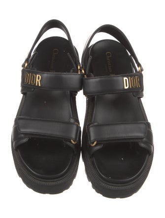 Christian Dior Leather Slingback Sandals