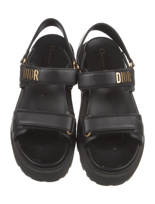 Christian Dior Leather Slingback Sandals