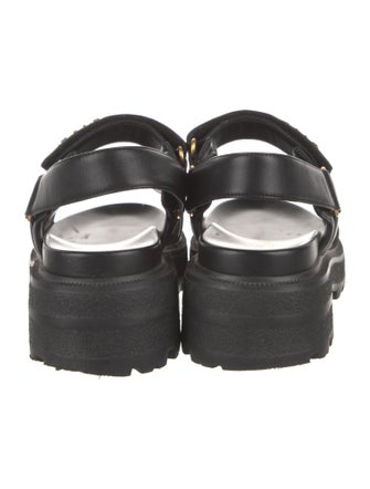 Christian Dior Leather Slingback Sandals