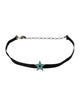 Christian Dior D Porte-Bonheur Star Choker Necklace