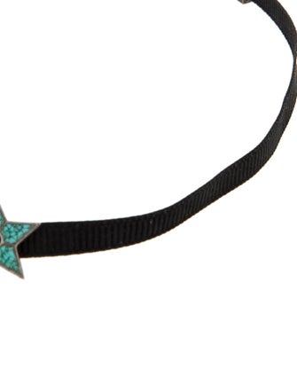 Christian Dior D Porte-Bonheur Star Choker Necklace
