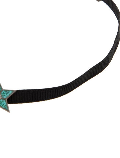 Christian Dior D Porte-Bonheur Star Choker Necklace