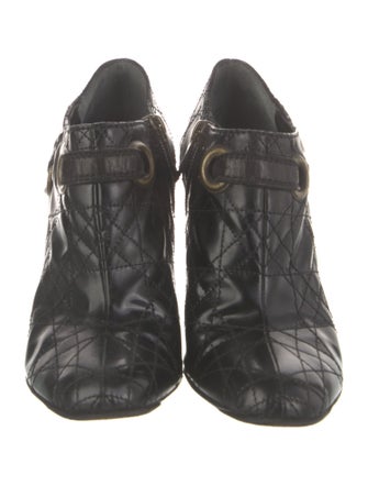 Christian Dior Cannage Pattern Leather Boots