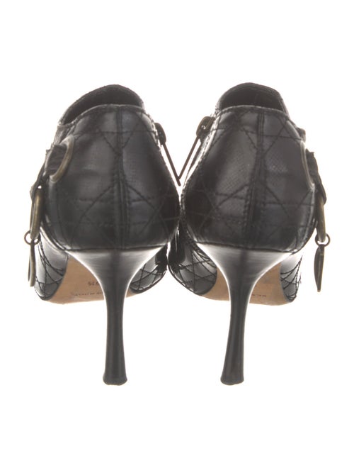 Christian Dior Cannage Pattern Leather Boots