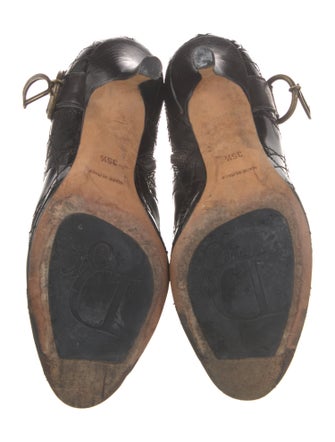 Christian Dior Cannage Pattern Leather Boots