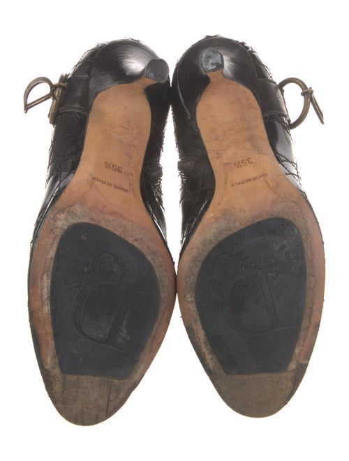 Christian Dior Cannage Pattern Leather Boots