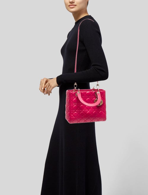 Christian Dior Cannage Lady Dior Medium