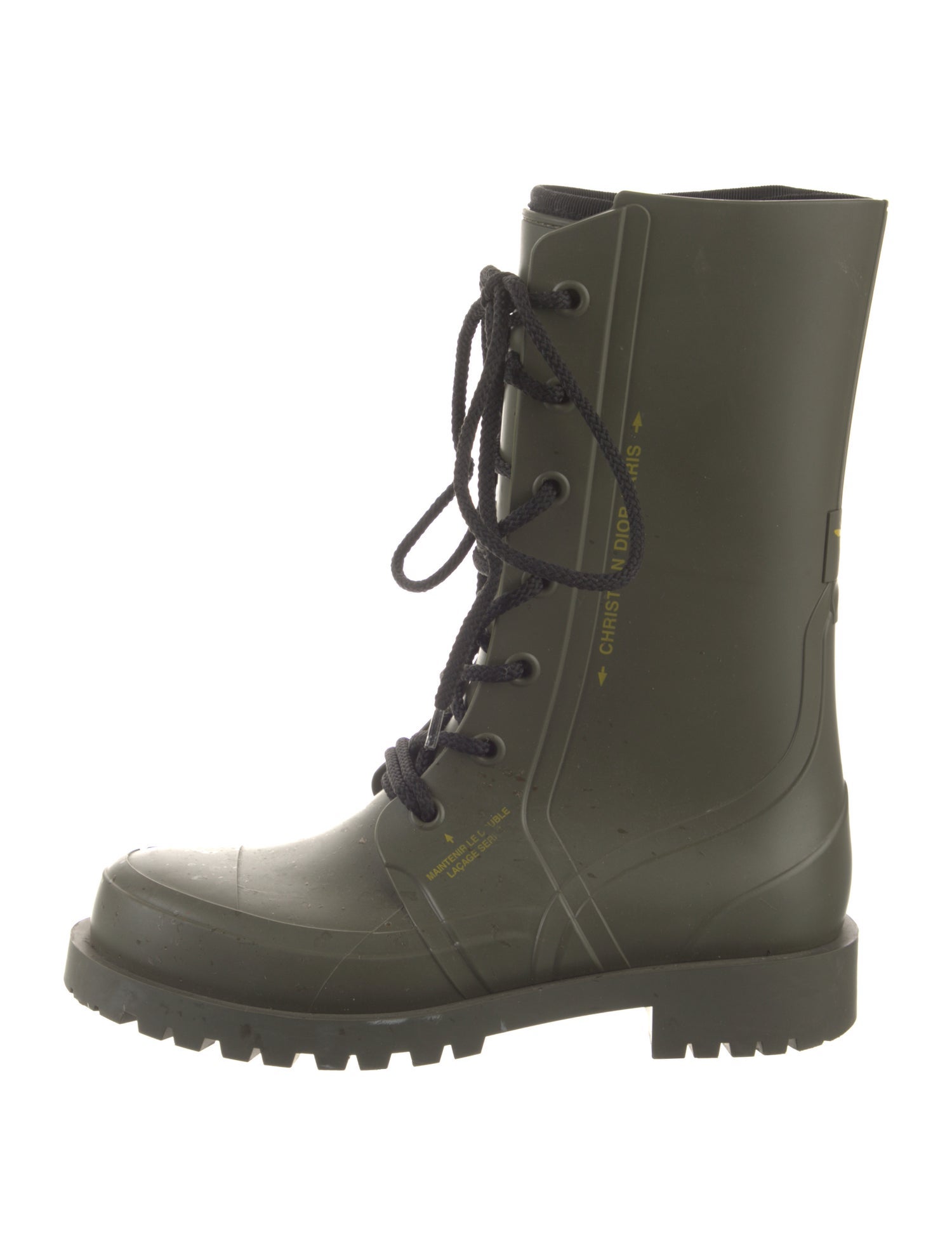 Christian Dior Rubber Rain Boots