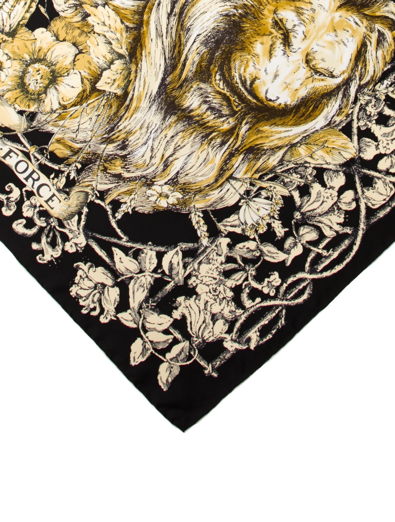 Christian Dior Silk Floral Print Scarf