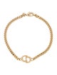 Christian Dior Crystal CD Link Bracelet