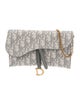 Christian Dior Oblique Jacquard Wallet on Chain