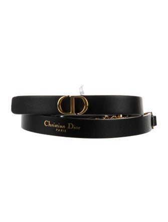 Christian Dior Skinny Leather Belt