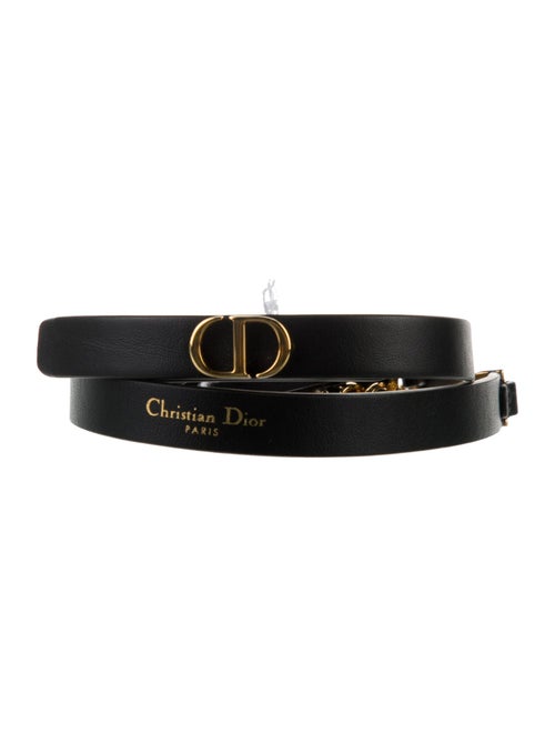 Christian Dior Skinny Leather Belt