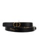 Christian Dior Skinny Leather Belt