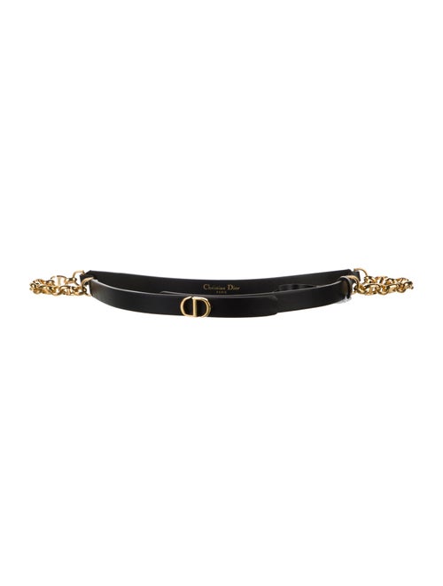 Christian Dior Skinny Leather Belt
