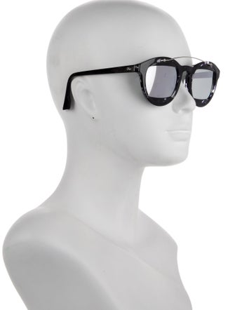 Christian Dior Round Mirrored Sunglasses