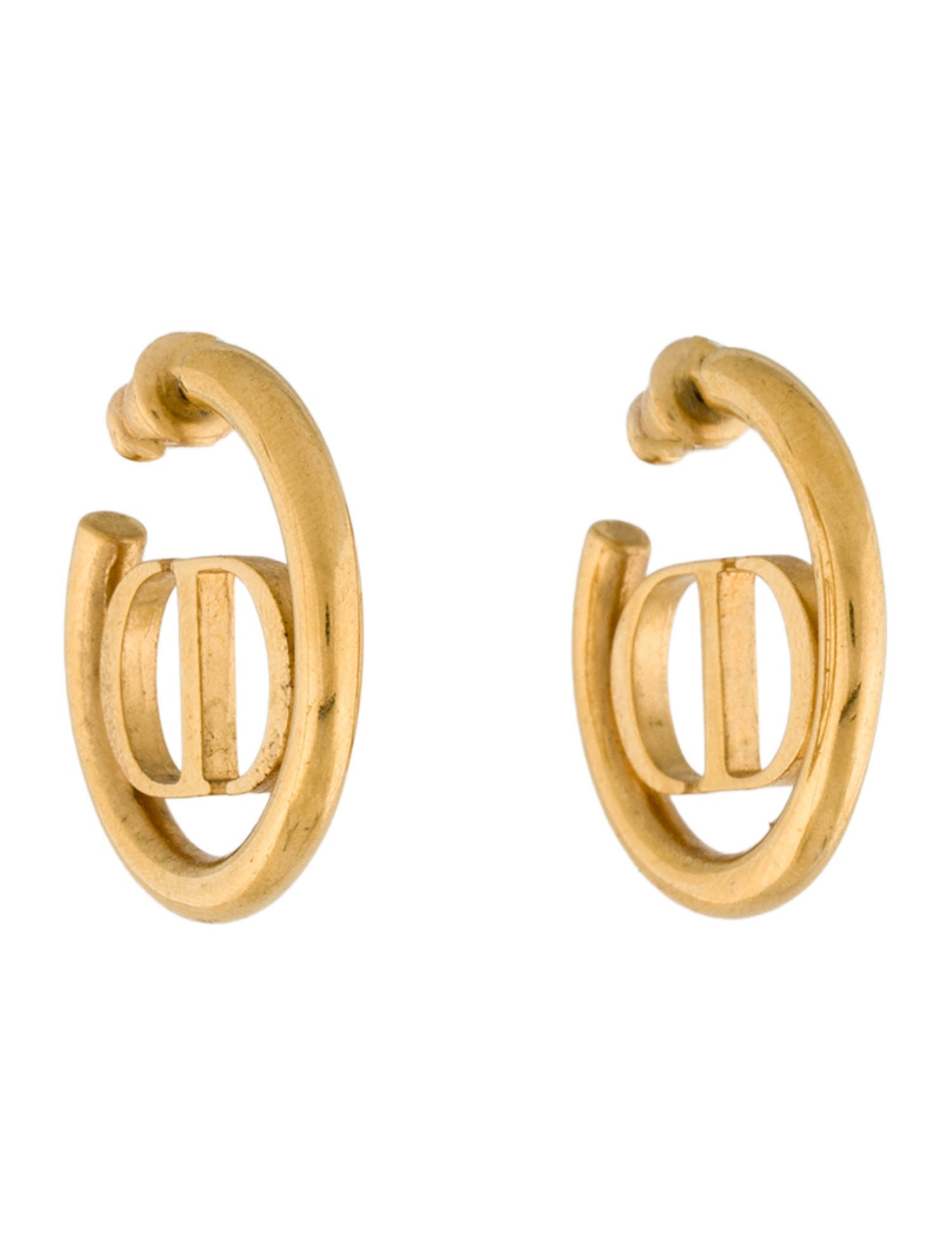 Christian Dior 30 Montaigne Hoop Earrings