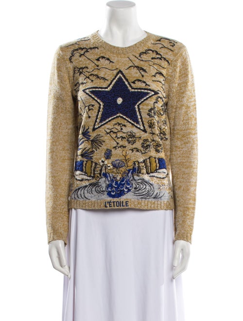 Christian Dior Cashmere Printed Sweater