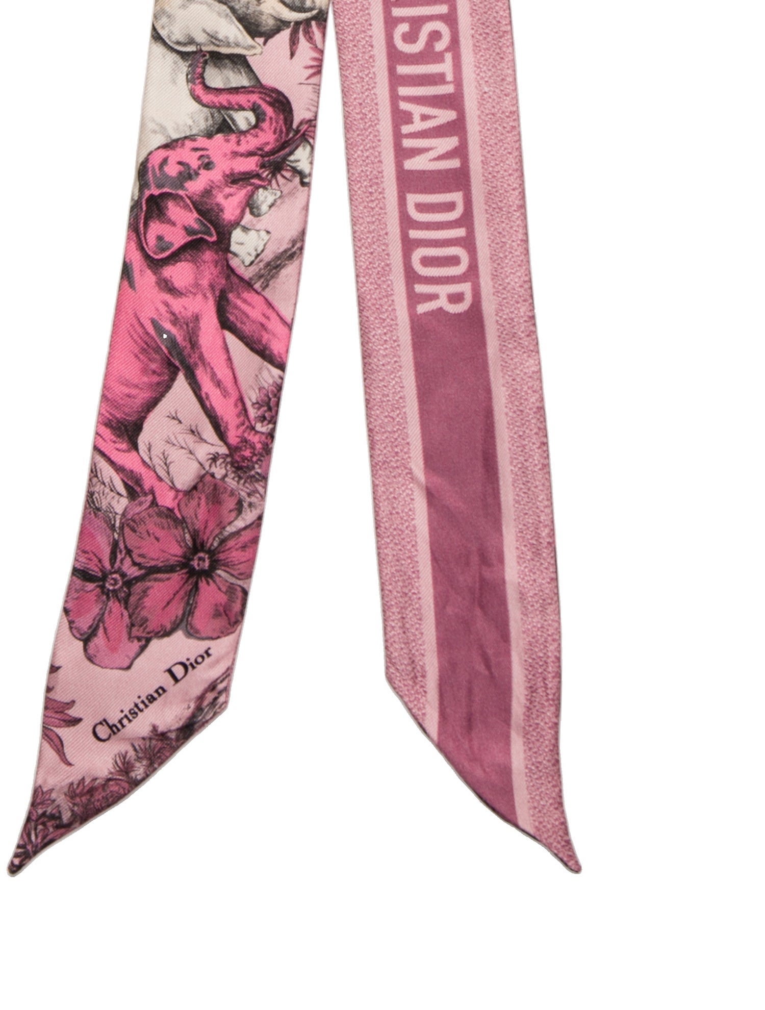 Christian Dior Silk Printed Bandeau