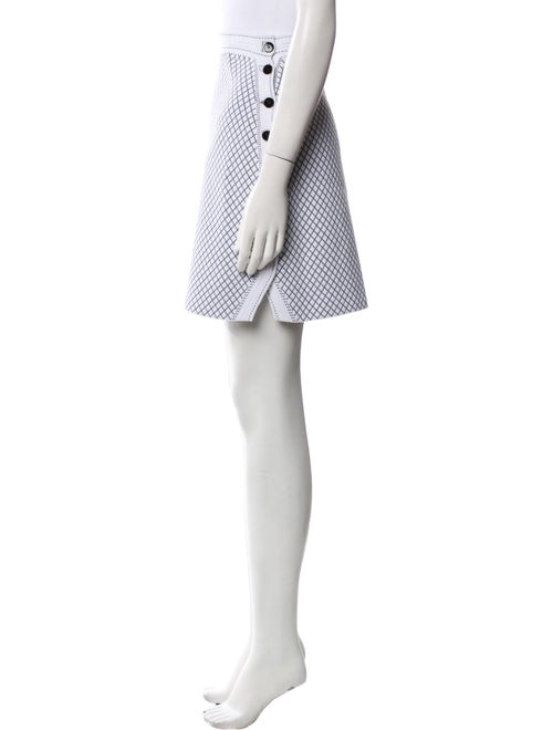 Christian Dior Plaid Print Mini Skirt