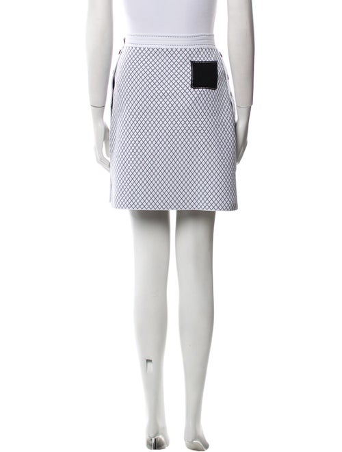 Christian Dior Plaid Print Mini Skirt