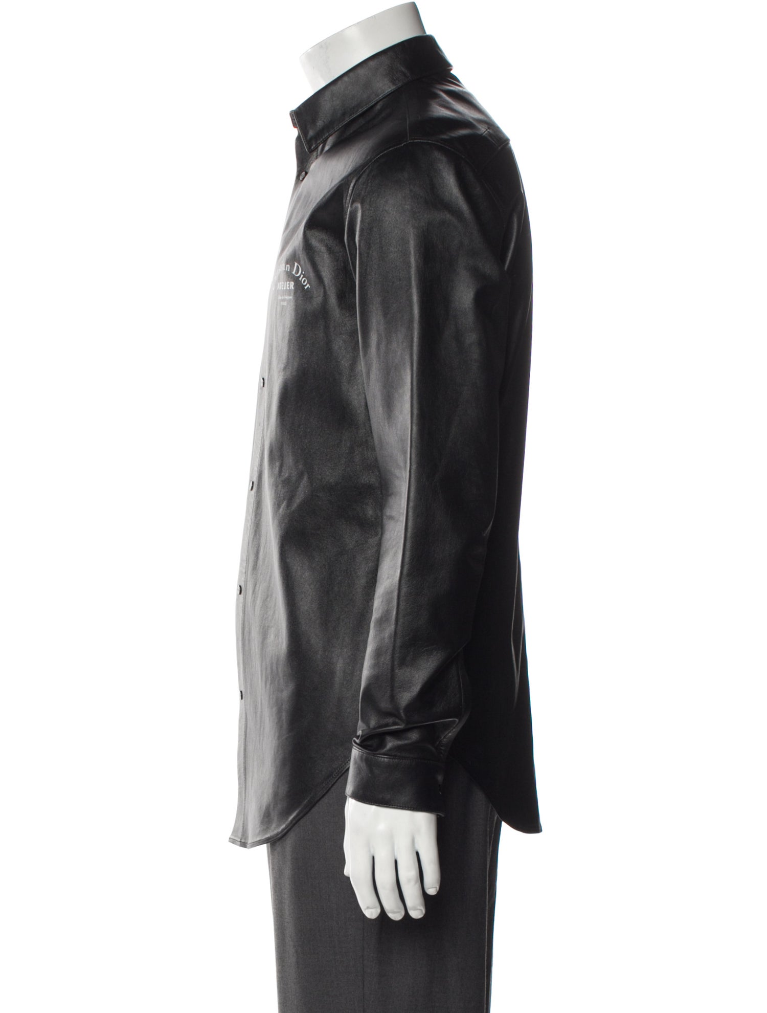 Dior Homme Oblique Jacquard Lamb Leather Moto Jacket