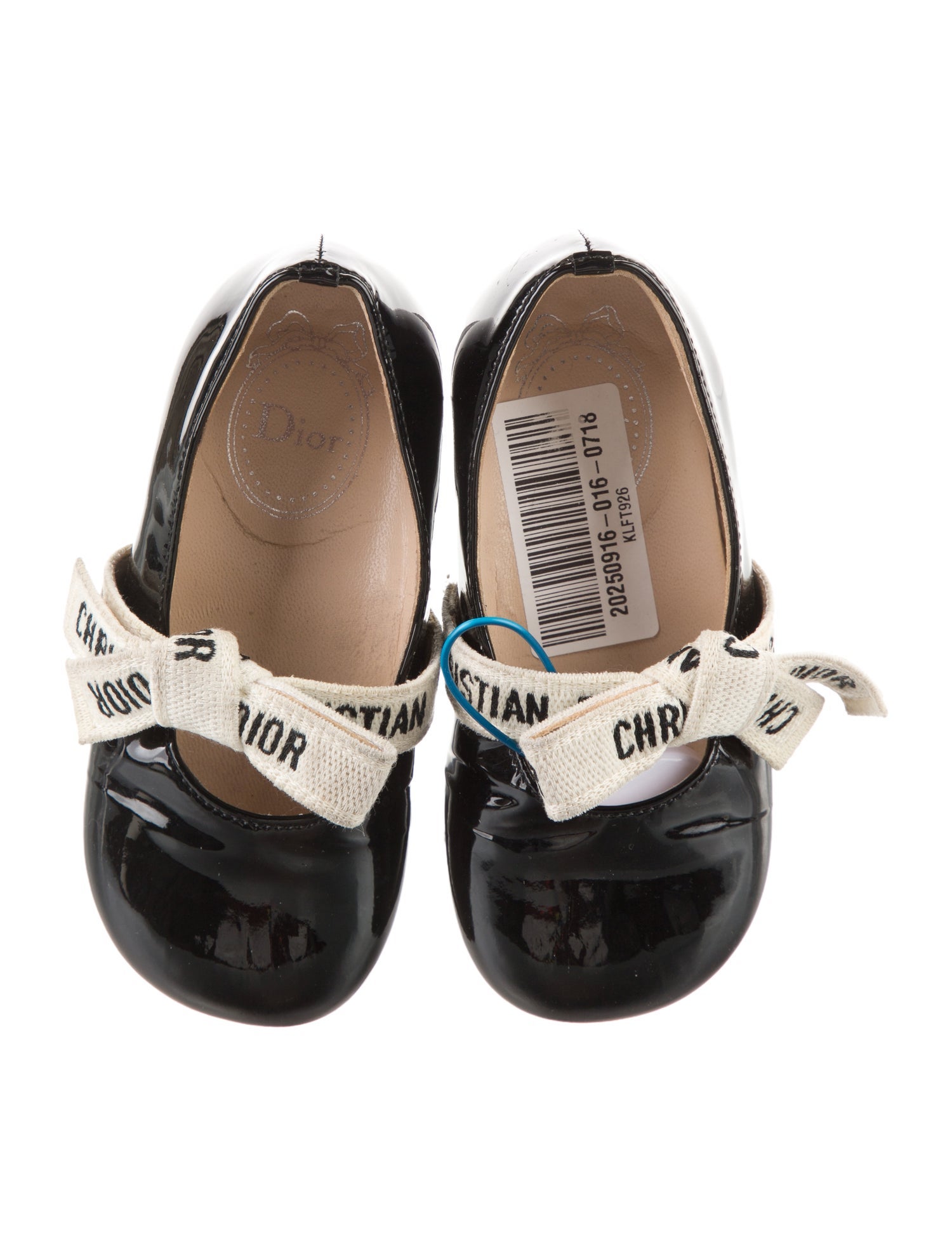 Christian Dior Toddler Girls' Patent Leather Ballet Flats
