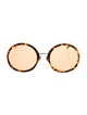 Christian Dior Oversize Mirrored Sunglasses