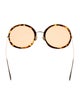 Christian Dior Oversize Mirrored Sunglasses