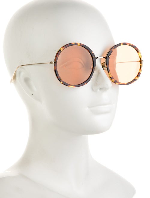 Christian Dior Oversize Mirrored Sunglasses