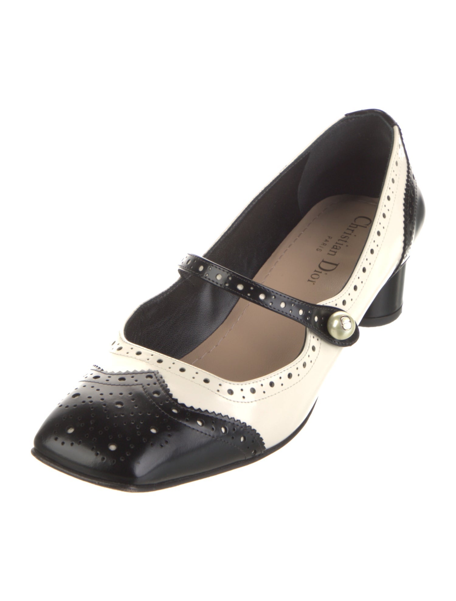 Christian Dior Leather Printed Pumps