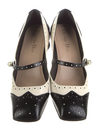 Christian Dior Leather Printed Pumps
