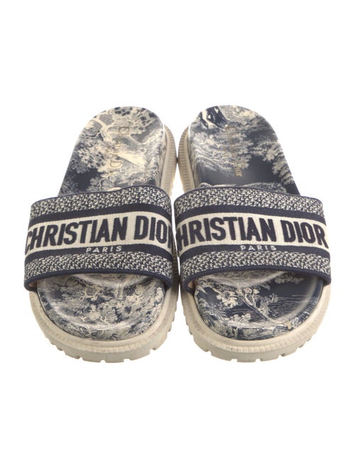 Christian Dior Canvas Printed Espadrilles
