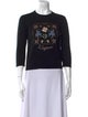 Christian Dior Cashmere Graphic Print Sweater