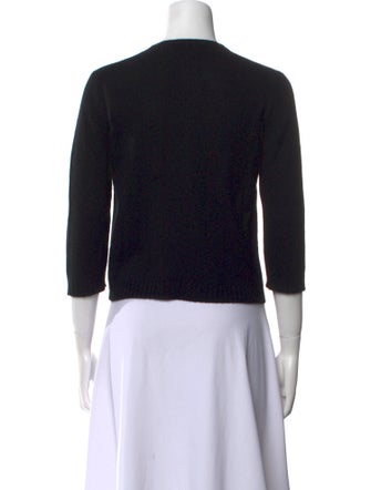 Christian Dior Cashmere Graphic Print Sweater