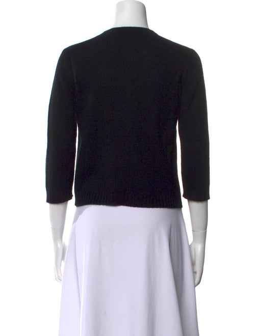 Christian Dior Cashmere Graphic Print Sweater