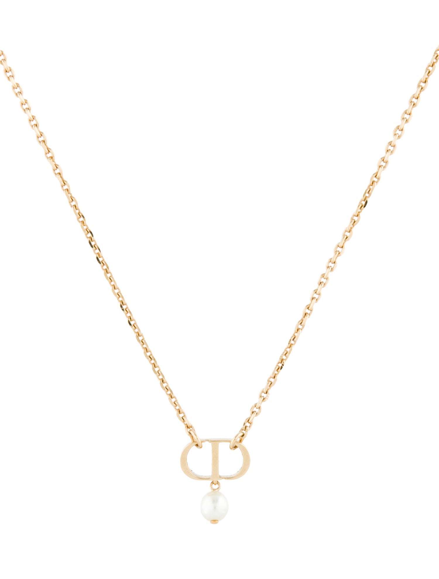 Christian Dior Petit CD Pendant Necklace