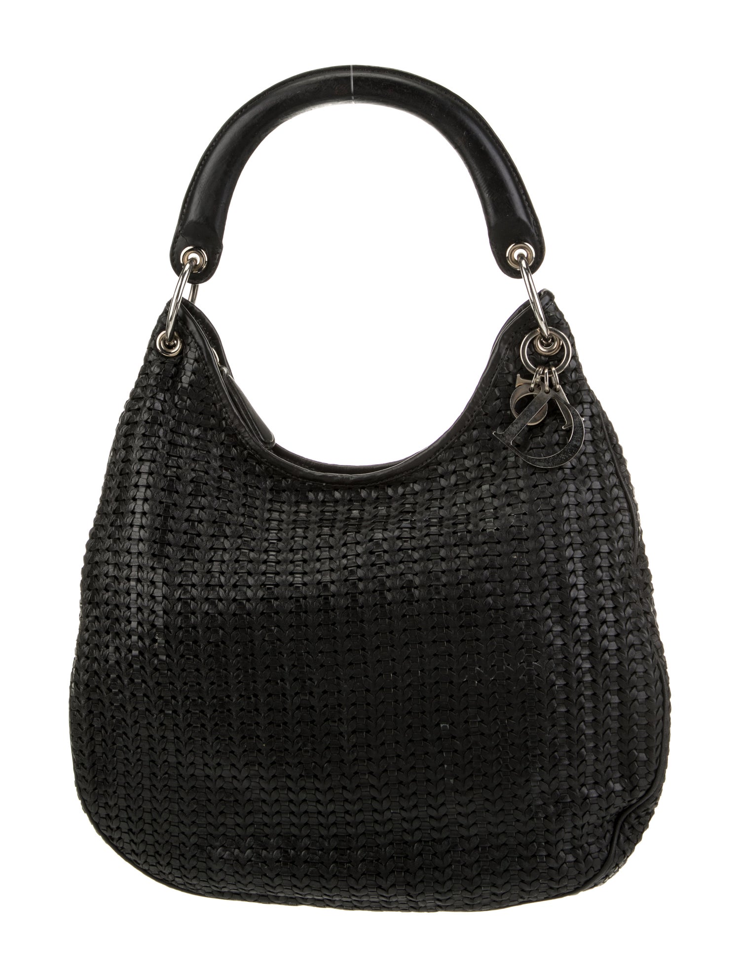 Christian Dior Leather Top Handle Bag