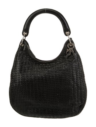 Christian Dior Leather Top Handle Bag