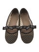 Christian Dior Mesh Bow Accents Mary Jane Flats