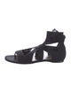Christian Dior Neoprene Grosgrain Trim Gladiator Sandals