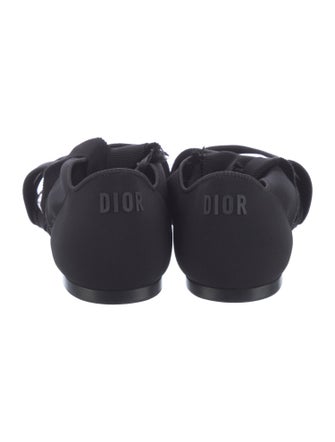 Christian Dior Neoprene Grosgrain Trim Gladiator Sandals