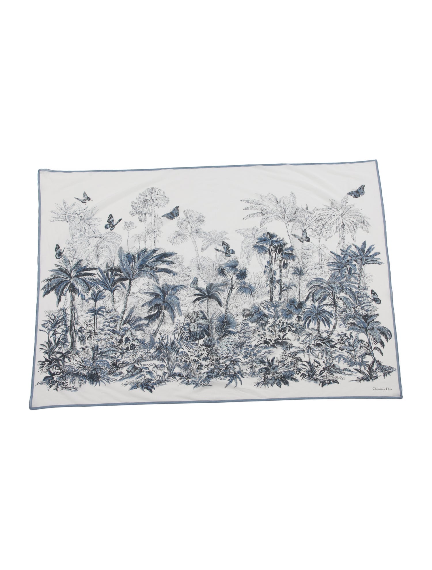 Christian Dior Toile de Jouy Palms Printed Pareo