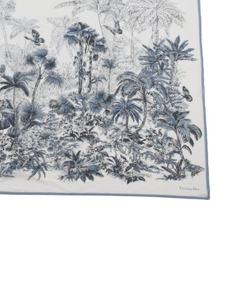 Christian Dior Toile de Jouy Palms Printed Pareo