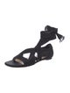 Christian Dior Neoprene Grosgrain Trim Gladiator Sandals